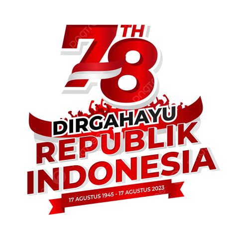 Logo Hut Ri 2023 Kemerdekaan Indonesia 78 Vektor Tapi Sampai 2023