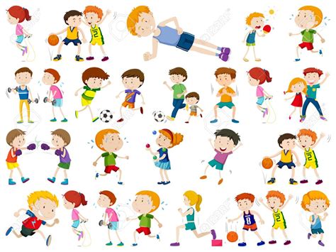 Kids Being Active Clipart 10 Free Cliparts Download Images On