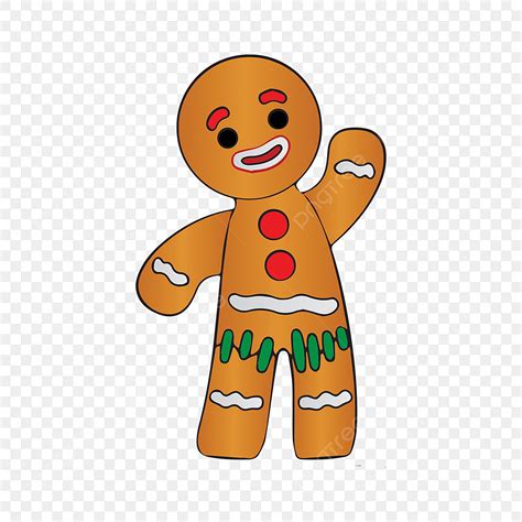 Gingerbread Man Clipart Transparent Background Gingerbread Man Clipart