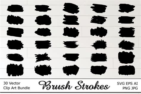 Free Clipart Paint Brush Strokes Free