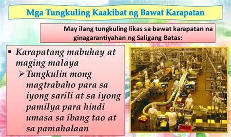 Ano Ang Mga Kaakibat Na Tungkulin Ng Bawat Karapatan