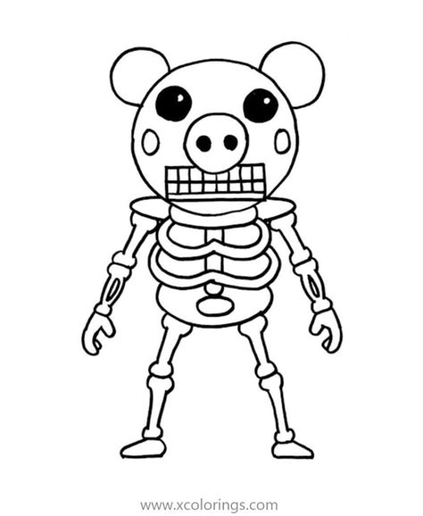 Piggy Roblox Coloring Pages Kidsworksheetfun