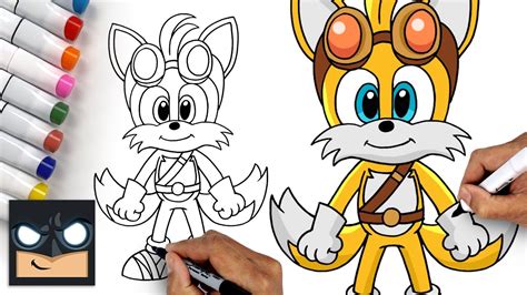 How To Draw Tails Sonic Boom Youtube