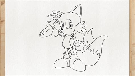 Como Dibujar A Tails Sonic Boom Classico Y La Película Paso A Paso