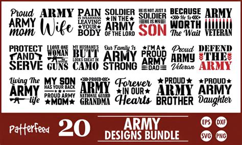 20 Army Svg Bundle Military Svg Bundle Soldier Svg Us Army Etsy