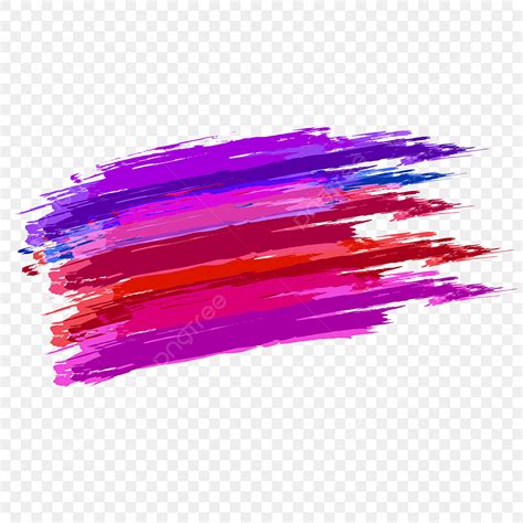 Paint Brush Stroke Clipart Transparent PNG Hd Colorful Ink Paint Brush