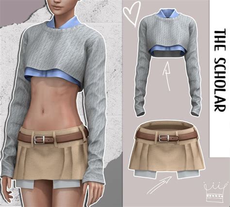 41 Unique Crop Tops Cc For Male And Female Sims In Ts4 — Snootysims