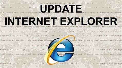 How To Update Internet Explorer 11 Youtube