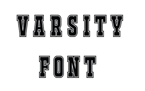 Varsity Font Svg Sport Font Svg College Font Svg Varsity Etsy