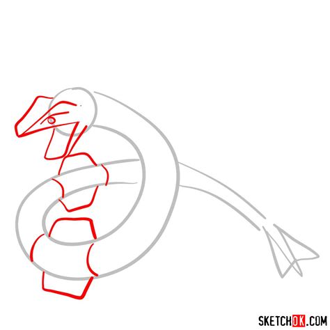 How To Draw Rayquaza Pokemon Sketchok Easy Drawing Guides