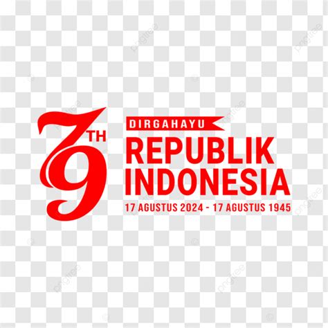 Official Logo For The 79th Anniversary Of Indonesia In 2024 Vector Hut