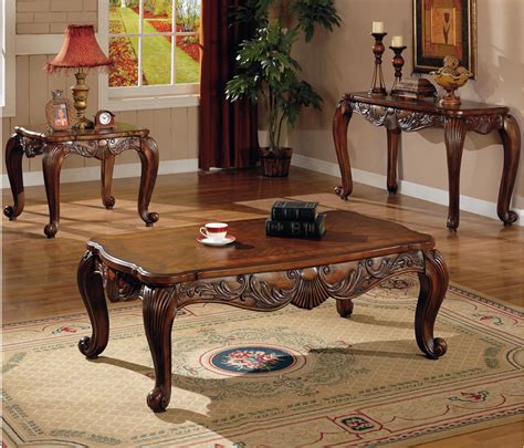 Cheap coffee table legs hairpin legs are offered in various kinds of heights. Traditional Elegant Wood Cocktail Coffee Table w/ Cabriole ...