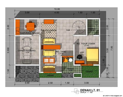 Desain Denah Rumah Online Homecare24