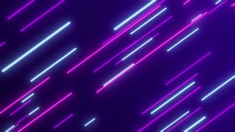 4k Rounded Neon Multicolored Lines Background Looped Animation Free