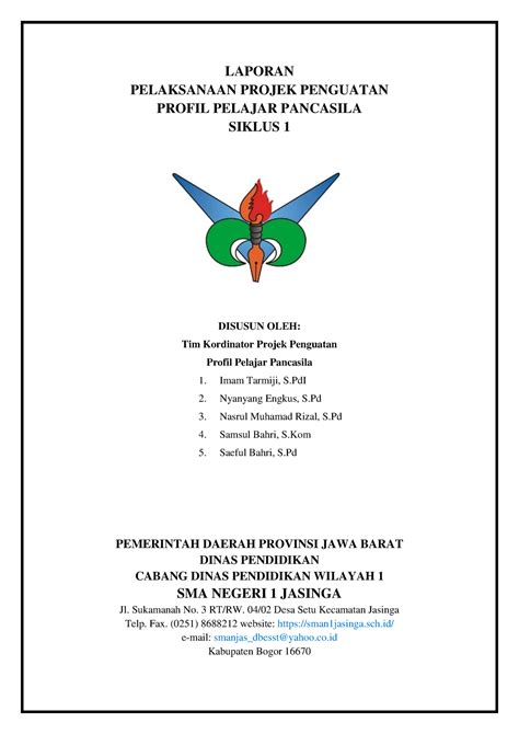 Pelaksanaan Projek Penguatan Profil Pelajar Pancasila Vrogue Co