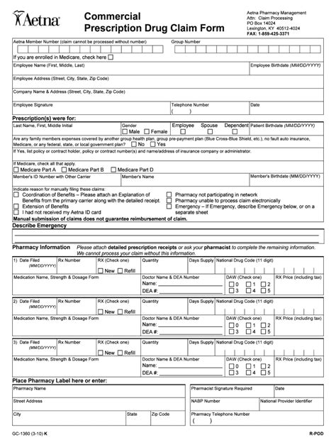 1500 Medical Claim Form Instructions