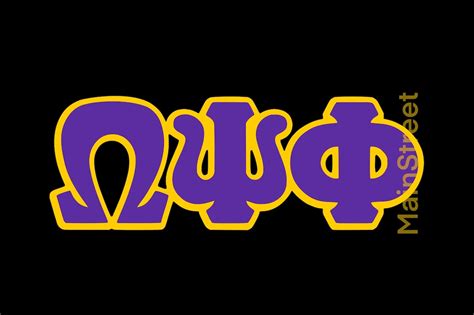 Omega Psi Phi Fraternity Svg Que Svg Greek Letters Svg Etsy