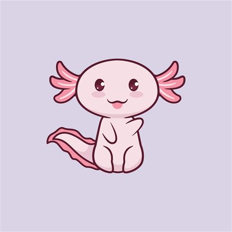 Cute Axolotl Vector Illustration Design 3127921 Vector Art At Vecteezy