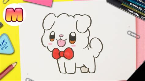 Cómo dibujar un Perrito Kawaii paso a paso COMO DIBUJAR UN PERRO