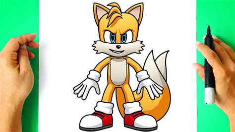 Como Desenhar Tails Do Filme Como Dibujar A Tails How To Draw Tails