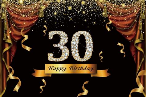 Virtual Celebration Use This Happy 30th Birthday Zoom Background For A