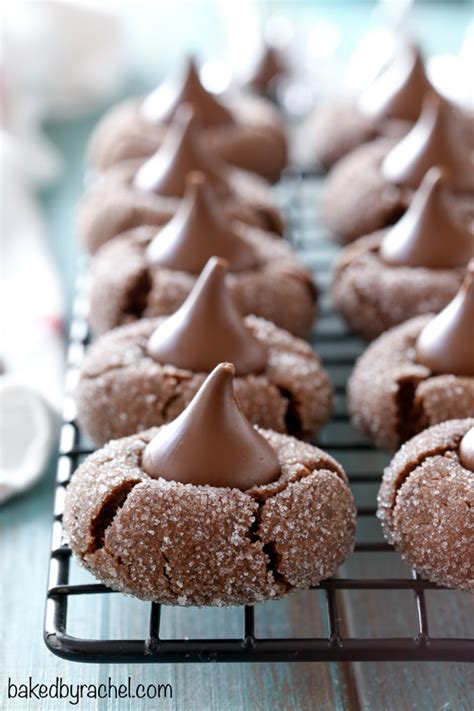 Cookie recipes are a popular dessert choice here and these chocolate cookies are the perfect complement to our fan favorite peanut butter blossoms. hershey kisses cookie recipes