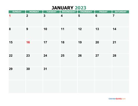 Printable 2023 Calendars Pdf Calendar 12com 2023 Calendar With