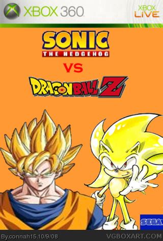 Sonic vs goku vs mario vs beerus. Sonic the Hedgehog Vs. Dragonball Z Xbox 360 Box Art Cover by connah15