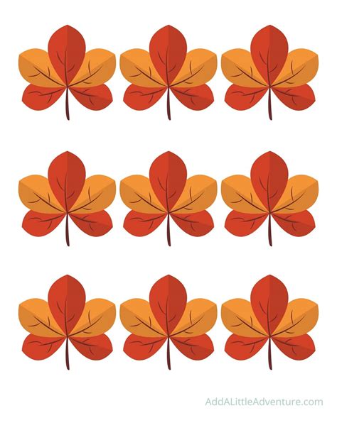 Fall Leaves Printable Outlines And Templates Add A Little Adventure