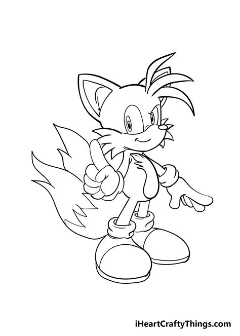 20 Tails Sonic Drawing Samimaalysha