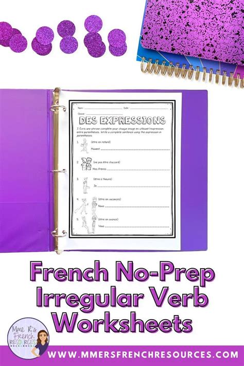 Effective Activities For French Irregular Verbs Mme R S French