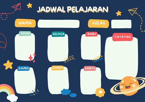 Membuat Jadwal Piket Dan Jadwal Mata Pelajaran Dengan Menggunakan Canva