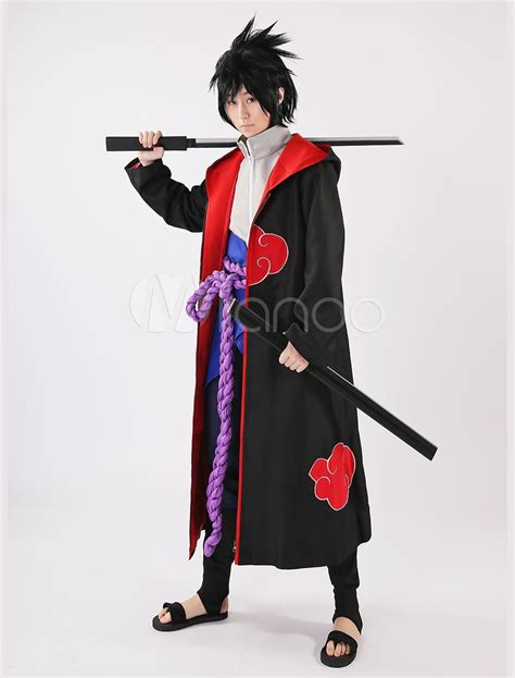 Naruto Uchiha Sasuke Akatsuki Halloween Cosplay Costume Halloween