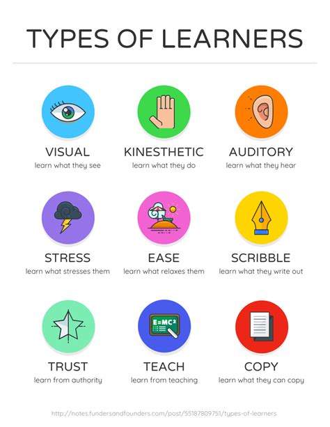 Types Of Learners Venngage