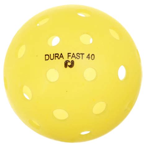 Durafast 40 Outdoor Pickleball Ball Yellow Racquetguysca