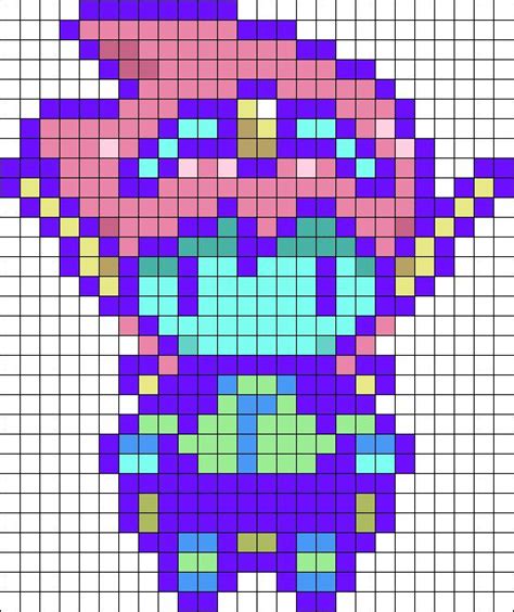 Capt Spaceboy Perler Omori In Pixel Art Pattern Perler Bead