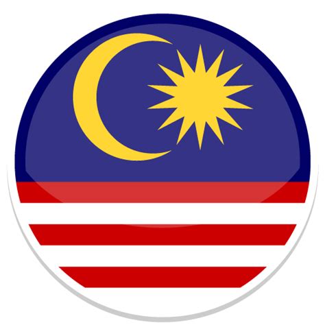 48 for 48px wide flags Malaysia Icon | Round World Flags Iconset | Custom Icon Design