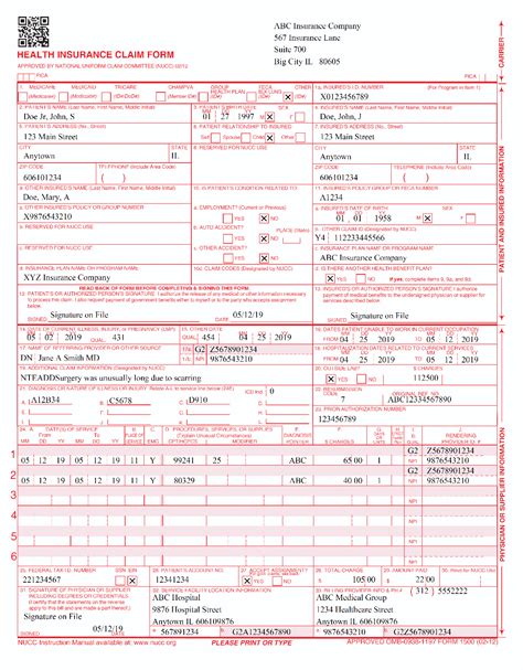 Cms 1500 Paper Claim Smallpng Fiachra Forms Charting Solutions