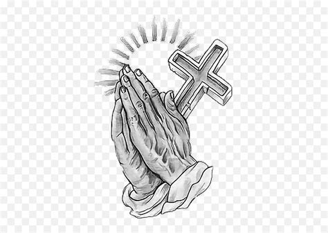 Phaccp26 Praying Hands And Cross Clipart Png Pack 6073 Praying Hands