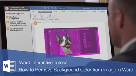 How To Remove Background Color From Image In Word Customguide