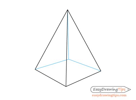 How To Draw A Pyramid In Two Point Perspective Easydrawingtips