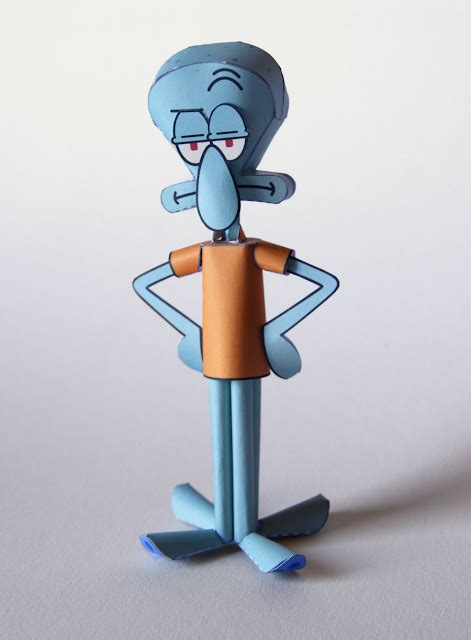 Papercraft Spongebob Squarepants Squidward Papercraft4u Free