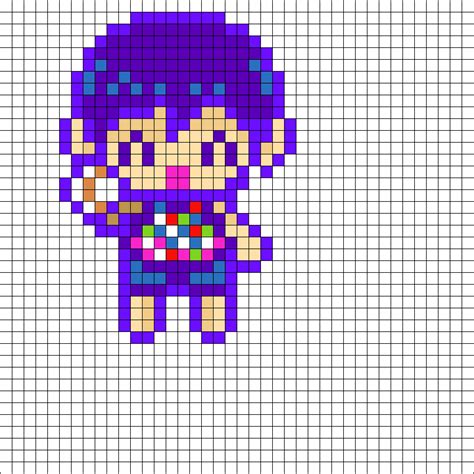 KEL OMORI Perler Bead Pattern Bead Sprites Characters Fuse Bead