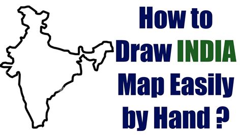 How To Draw India Map Easily Step By Step 30 Days Challanges Youtube