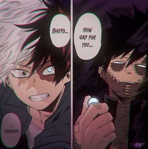 Shoto And Dabi Coloring Bokunoheroacademia My Hero Academia