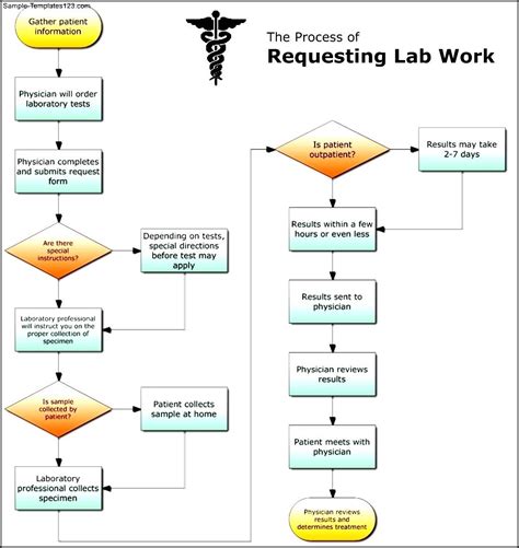 Requesting Lab Work Medical Process Flowchart Images And Photos Finder