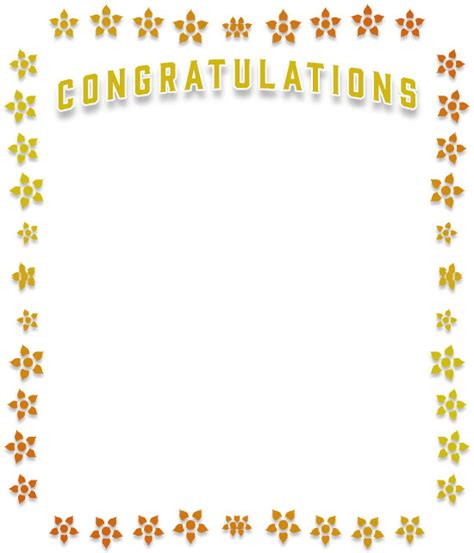 Congratulations Border Clip Art