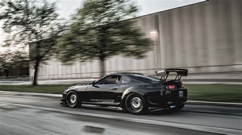 Black Toyota Supra Jdm Hd Jdm Wallpapers Hd Wallpapers Id 41941