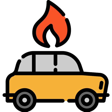 Car Fire Vector Svg Icon Svg Repo