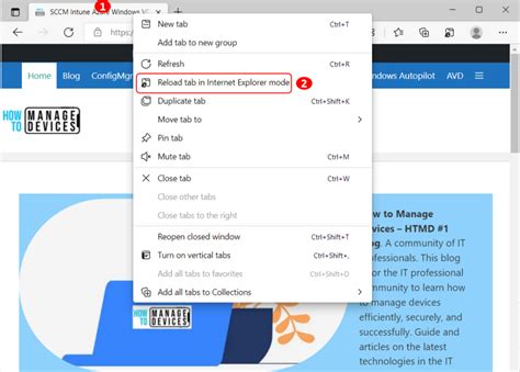 Enable Internet Explorer Mode In Microsoft Edge Htmd Blog